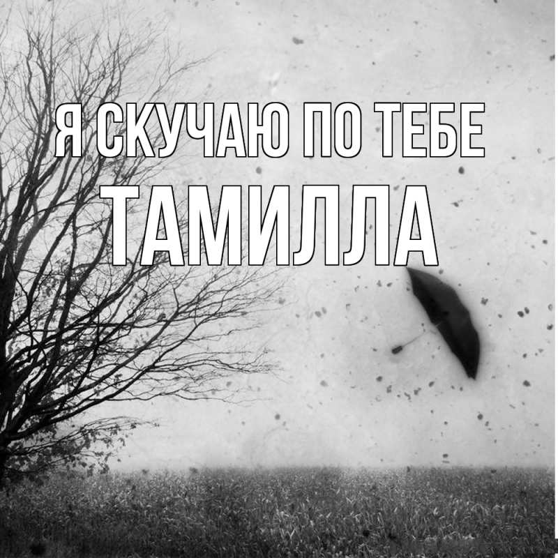 Картинка Я скучаю по тебе, Тамилла