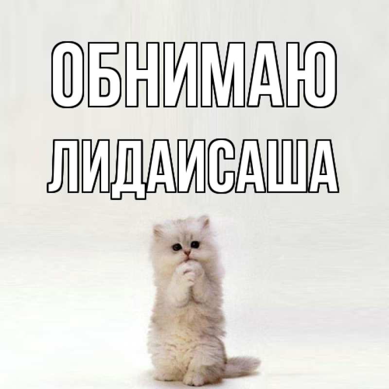 Картинка Обнимаю, ЛидаИСаша