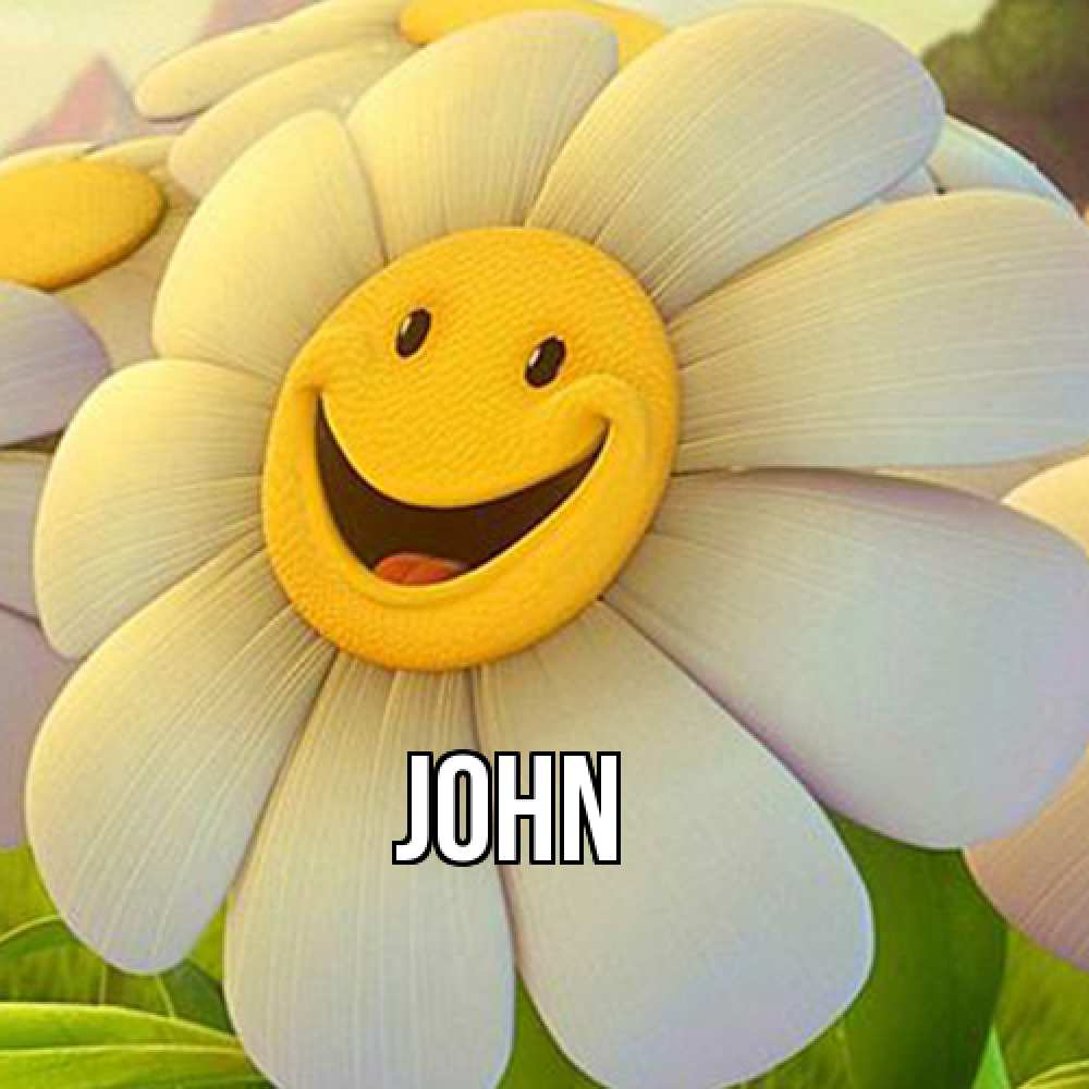 Открытка  с именем. John, Главная  