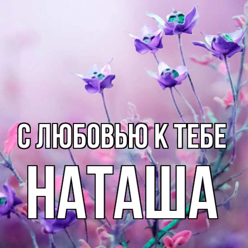 Картинка С любовью к тебе, Наташа