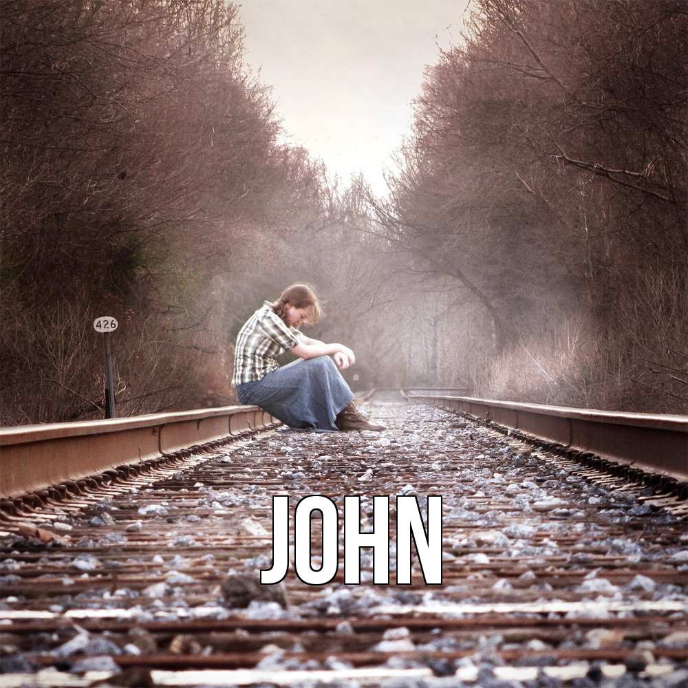 Открытка  с именем. John, Главная  