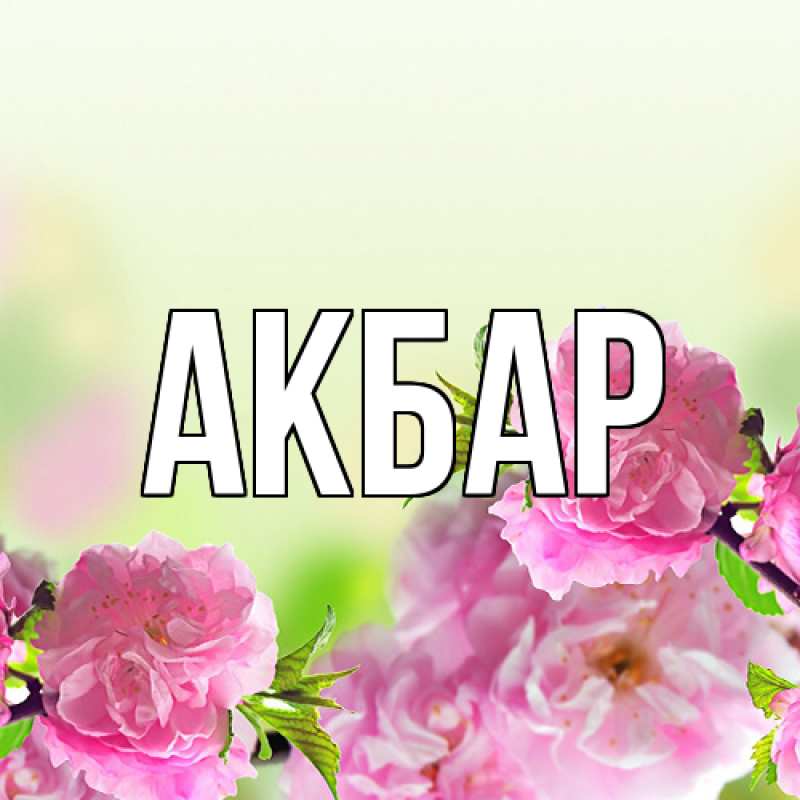 Картинка  с именем , Акбар